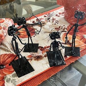 Black Metal Musician Figurines Set.    All pieces for $10